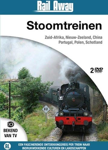 Rail Away - Stoomtreinen (2 dvd) op DVD, Verzenden, Nieuw in verpakking