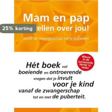 Mam en Pap vertellen over jou! / Vertel ´s serie, Verzenden, Elma van Vliet