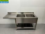 Evier en acier inoxydable double évier Premium-line 180 cm, Verzenden
