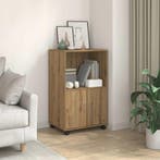 vidaXL Rolkast 55x40x91 cm bewerkt hout artisanaal, Huis en Inrichting, Kasten | Dressoirs, Verzenden, Nieuw