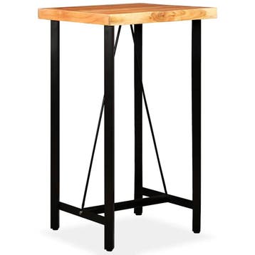 vidaXL 3-delige Barset massief acaciahout en gerecycled hout, Huis en Inrichting, Verzenden, Nieuw