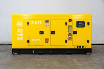 Veiling: Generator RTE 6742 Diesel 100kVA 2026 Nieuw, Articles professionnels, Machines & Construction | Générateurs, Ophalen