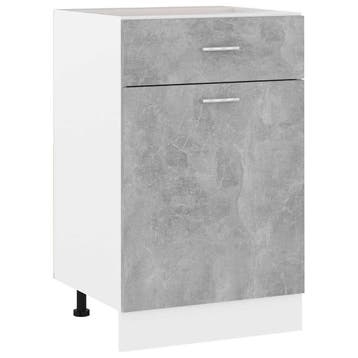 vidaXL Onderkast met lade Lyon 50x46x81,5 cm bewerkt hout, Verzenden