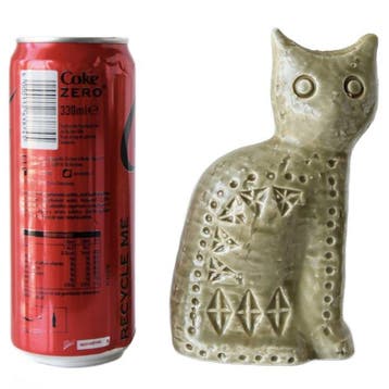 Bitossi - Beeldje - Two side Cat - 15,5 cm - Keramiek,