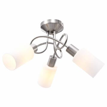 vidaXL Plafondlamp met keramieke cilindervormige kappen, Verzenden, Nieuw