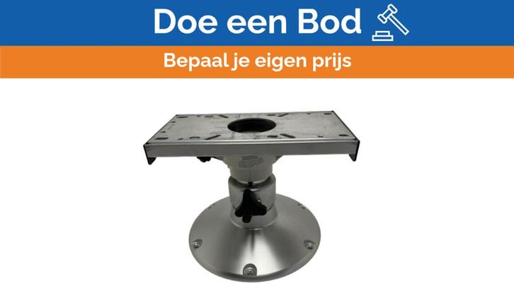 Bieden: Springfield Adjustable Marine Aluminum Driver Seat, Watersport en Boten, Bootonderdelen, Ophalen of Verzenden