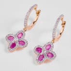 Boucles doreilles goutte deau - 14 carats Or jaune -, Handtassen en Accessoires, Antieke sieraden