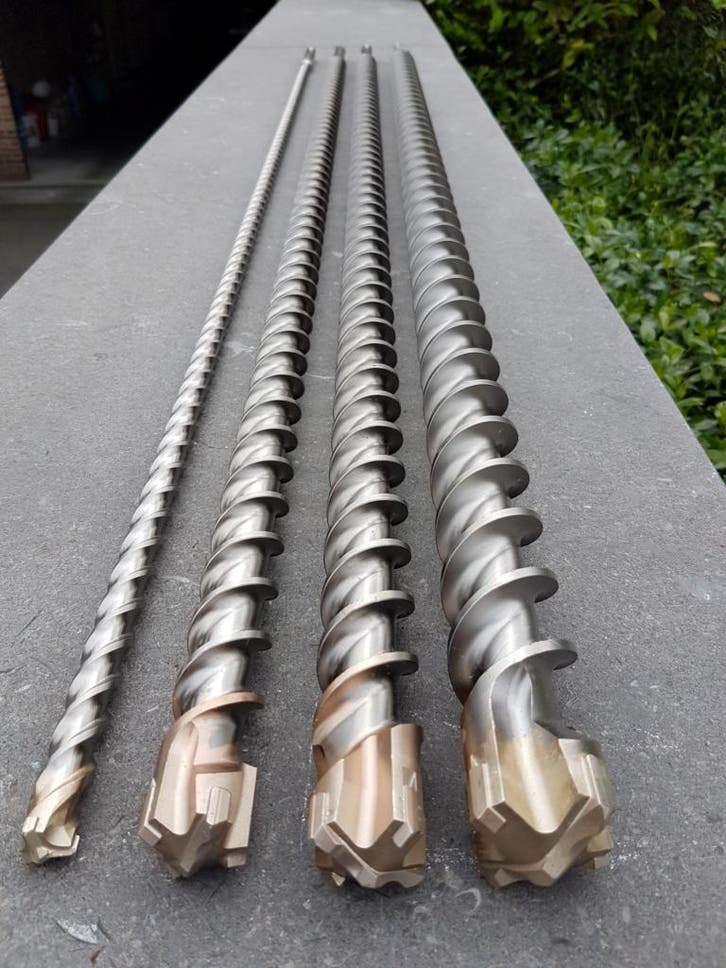 Betonboren SDS-Plus met 4 snijkoppen., Doe-het-zelf en Bouw, Gereedschap | Boormachines, Nieuw, Verzenden