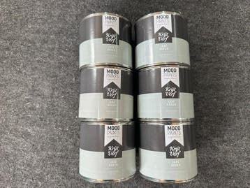 Veiling - 6x Jade Green 0,5L verf, Bricolage & Construction, Peinture, Vernis & Laque