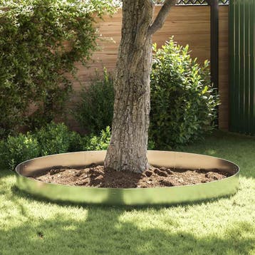vidaXL Grasboorden 15 st 100x20 cm gegalvaniseerd staal, Verzenden