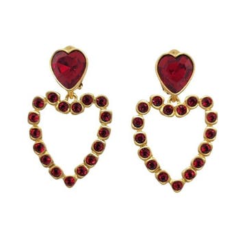 Oscar De La Renta - Plaqué or - Boucles doreilles - clip