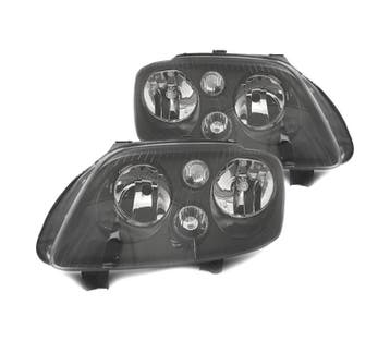 PHARES VOLKSWAGEN VW CADDY 04-10 TOURAN 03-06 FOND NOIR, Verzenden