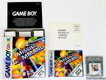 Gameboy Color - Missile Command + Reg. Card - EUR, Verzenden, Gebruikt