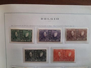 België 1925/1930 - Prachtige collectie op paginas! 11, Gestempeld