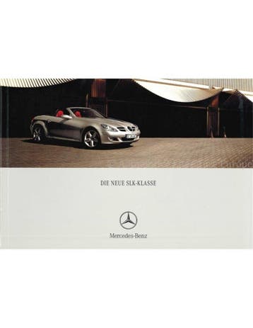 2004 MERCEDES BENZ SLK KLASSE BROCHURE DUITS, Livres