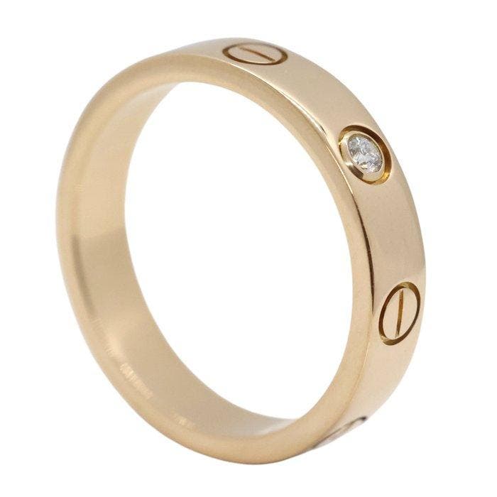 Cartier - Ring - Love smalll ring - 18 karaat Roségoud - 1, Handtassen en Accessoires, Ringen