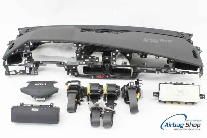 AIRBAG KIT Tableau de bord noir haut-parleur KIA NIRO 2021-., Auto-onderdelen, Dashboard en Schakelaars