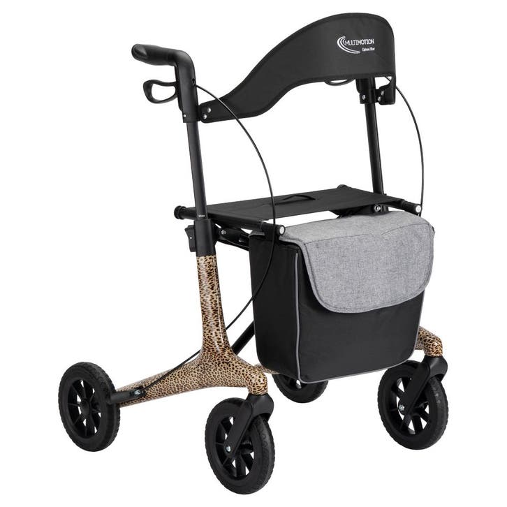 MultiMotion Carbon rollator met softwielen - Maat M - Panter, Diversen, Rollators, Ophalen of Verzenden