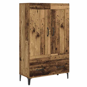 vidaXL Highboard Oud hout 70 x 31 x 115 cm Bewerkt hout, Verzenden