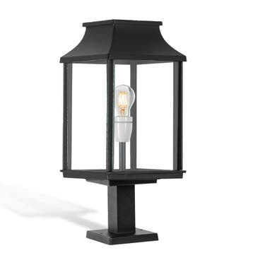 Tuinverlichting Modern Goteborg Sokkellamp Zwart, Tuin en Terras, Verzenden, Staande lamp, 50 tot 250 watt, Nieuw