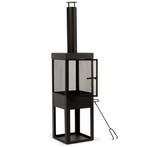 MaxxGarden Tuinhaard Napoli - 40 x 195 cm - Zwart, Tuin en Terras, Tuinhaarden, Ophalen of Verzenden, Nieuw