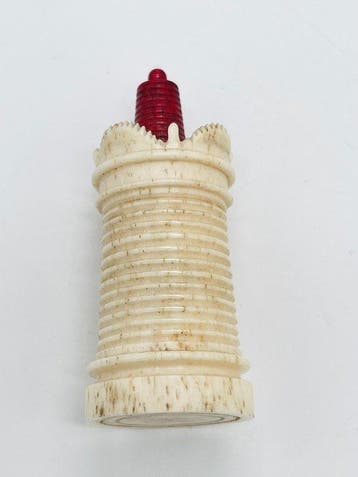 Schaakspel - 19th century bone chess set - Been