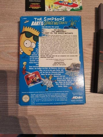 Acclaim, Nintendo - Nes - The Simpsons: Bart vs. The Space, Nieuw