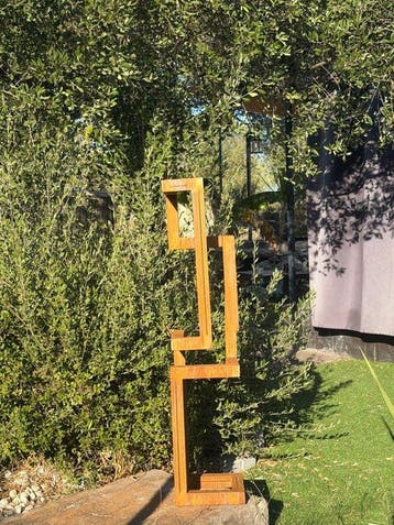 Ana Lucia B.M - Sculpture Corten - XL - No Reserve