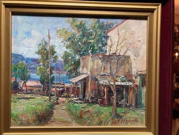 Nicola Canzanella (1929-2014) - Sul lago di Lucrino