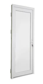 PVC Deur volpaneel Premium b98xh215 cm wit L, 80 tot 100 cm, 215 cm of meer, Nieuw, Ophalen of Verzenden