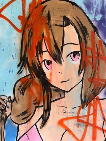 Freda People - Japan Girl XXL, Antiek en Kunst