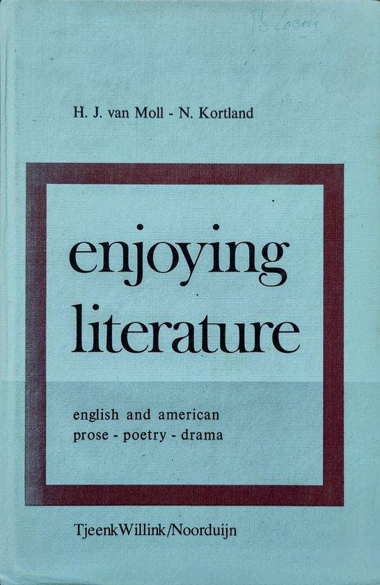 Enjoying literature - van Moll, Livres, Livres Autre, Envoi
