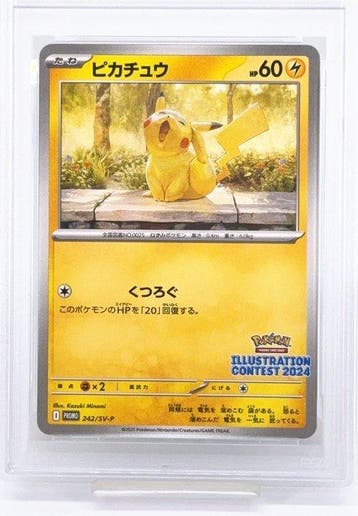 Pokémon - 1 Graded card - Pikachu #242 Carte promo - PSA 10