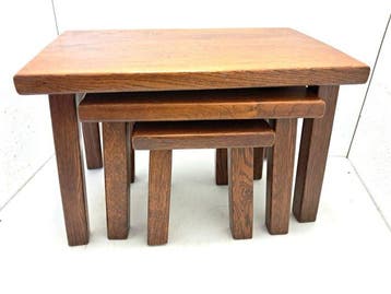 Tables gigognes - Chêne - Trois tables dappoint