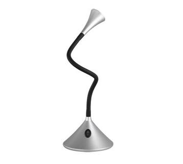 Trio VIPER tafellamp | LED | zilver | 13,5 x 31,8 cm | IP20, Huis en Inrichting, Verzenden, Nieuw