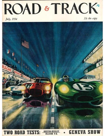 1954 ROAD AND TRACK MAGAZINE JULI ENGELS, Ophalen of Verzenden, Nieuw