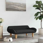 vidaXL Hondenmand 70x40x24 cm stof zwart, Verzenden, Nieuw