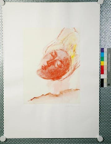 Leiko Ikemura (1951) - Ohne Titel (Floating Face), Antiek en Kunst