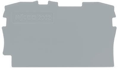 Wago TopJob S Fin Et Plaque Intermédiaire Grise - 2002-1291, Doe-het-zelf en Bouw, Elektriciteit en Kabels, Verzenden