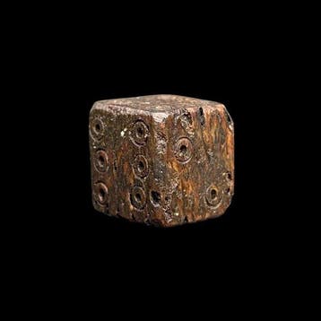 Oud-Romeins, Keizerrijk Been dobbelsteen - Ancient Roman