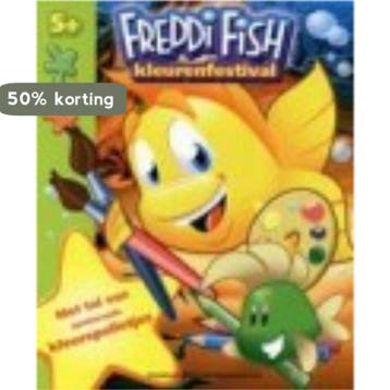 FREDDI FISH KLEURENFESTIVAL 9789045900933 STOOP, Verzenden, Zo goed als nieuw, STOOP
