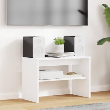 vidaXL TV Kast 60 x 30 x 40 cm Wit Bewerkt hout, Verzenden, Nieuw