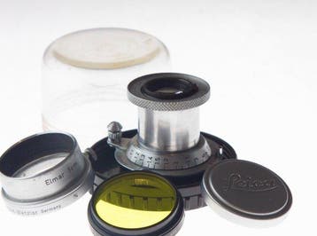Leitz Elmar f = 5cm 1:3,5  red scale Prime lens