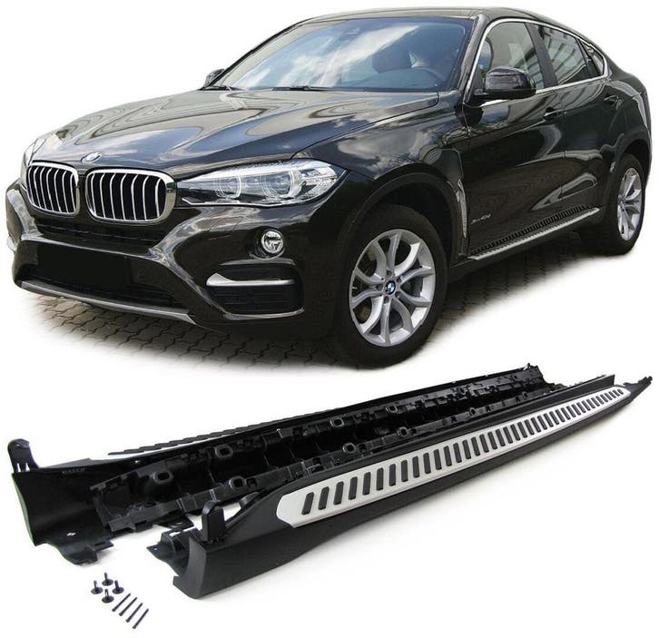 Treeplanken (Running Boards) Aluminium BMW X6 F16 B449, Autos : Pièces & Accessoires, Barres latérales