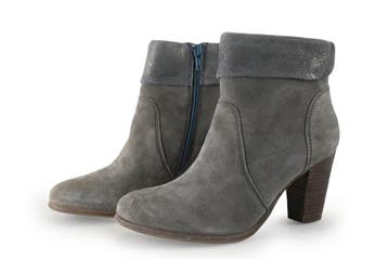 Mano Enkellaarzen in maat 37 Grijs, Kleding | Dames, Schoenen, Verzenden, Mano, Lage of Enkellaarzen, Zo goed als nieuw