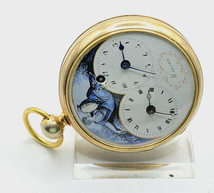 Meuron - Spindeluhr - feine Malerei - kleine, Bijoux, Sacs & Beauté, Montres | Hommes