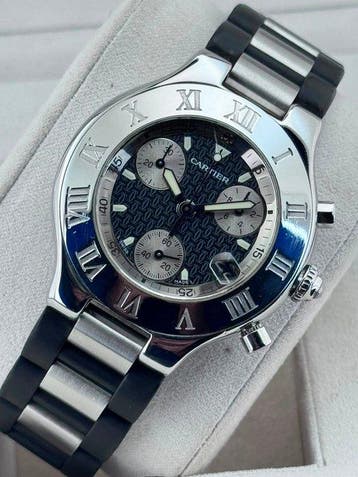 Cartier - Must 21 Chronoscaph - Sans prix de réserve -, Nieuw
