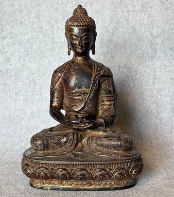 Amitabha Boeddha - Brons - Azië (Zonder minimumprijs)