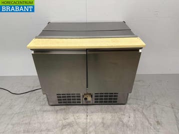 Acier inoxydable Zanussi Saladette 2 portes 95,5 cm 230V, Verzenden