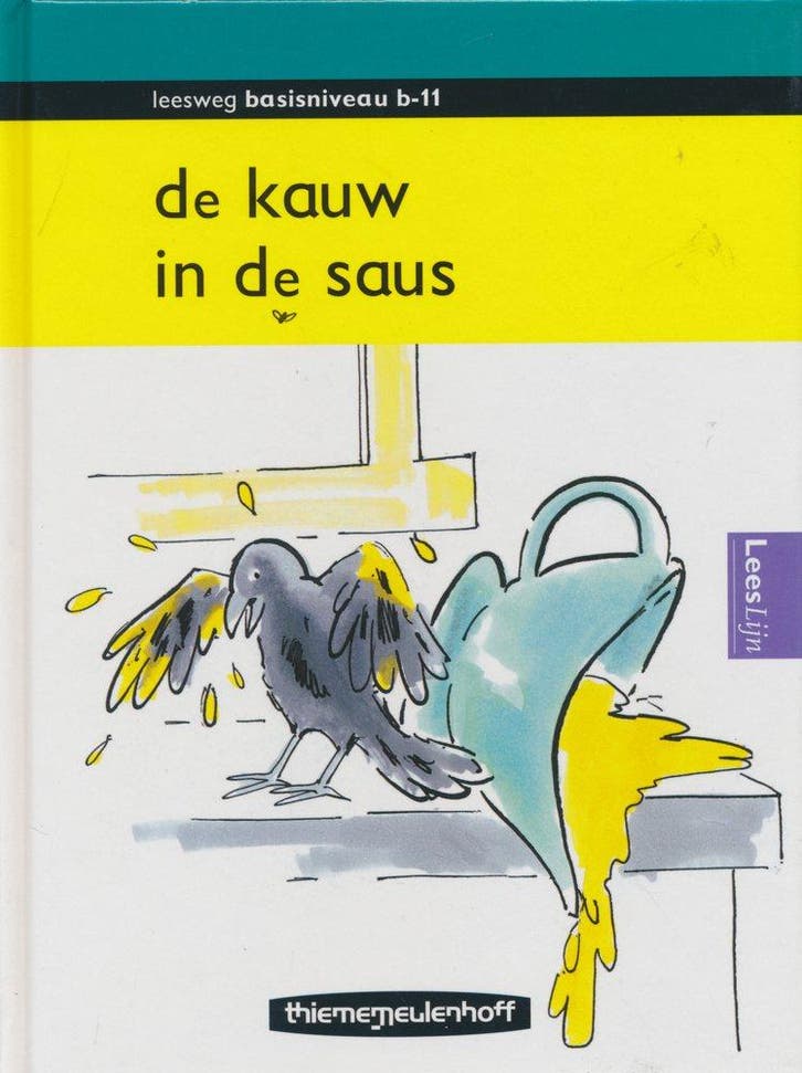 Leesweg Leesboek B-11 De kauw in de saus, Livres, Livres scolaires, Envoi